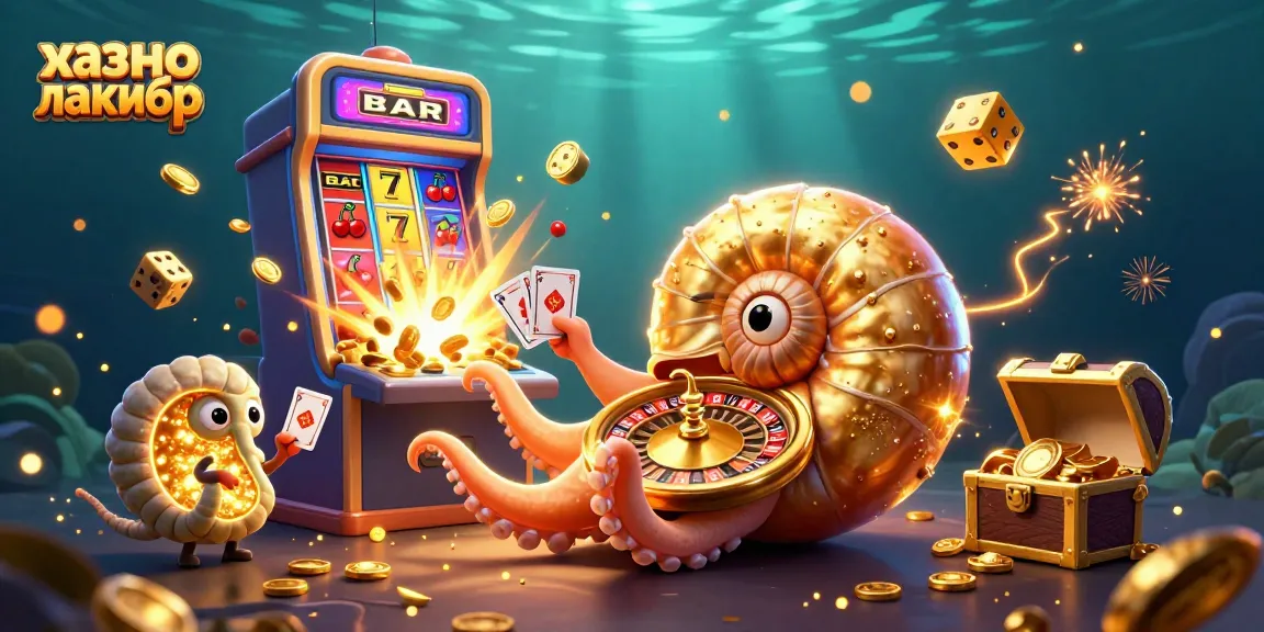 Win big at казино лакибир with a vibrant scene depicting casino excitement and thrilling rewards.